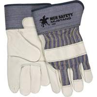 Mustang Fitters Gloves, Large, Grain Cowhide Palm, Fleece Inner Lining Distribution Élite MP