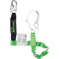 Miller&reg; StretchStop&reg; Shock-Absorbing Lanyard, 6', Scaffold Hook Center, Locking Snap Hook Leg Ends, Polyester Distribution Élite MP