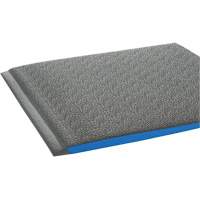Tapis ergonomiques Wear-Bond Comfort-King, Rugueux, 2' x 3' x 9/16", Gris, Mousse de vinyle Distribution Élite MP