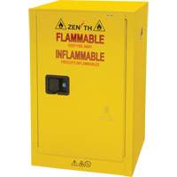 Flammable Storage Cabinet, 12 gal., 1 Door, 23" W x 35" H x 18" D Distribution Élite MP