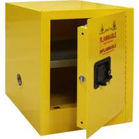 Armoire pour produits inflammables, 4 gal., 1 Porte(s), 17" La x 22" h x 18" p Distribution Élite MP