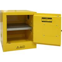 Armoire pour produits inflammables, 4 gal., 1 Porte(s), 17" La x 22" h x 18" p Distribution Élite MP