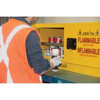 Flammable Storage Cabinet, 12 gal., 2 Door, 43" W x 18" H x 18" D Distribution Élite MP