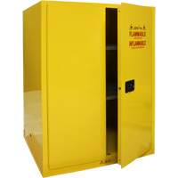Armoire pour produits inflammables, 90 gal., 2 Porte(s), 43" La x 66" h x 34" p Distribution Élite MP