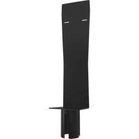 Porte-distributeur pour poteaux de barri&egrave;re pour le contr&ocirc;le des foules, Noir Distribution Élite MP