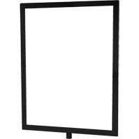 Porte-enseigne vertical robuste pour montant classique, Noir Distribution Élite MP