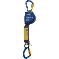 Nano-Lok Extended Length Self Retracting Lifeline, 10', Dyneema&reg;, Swivel Distribution Élite MP