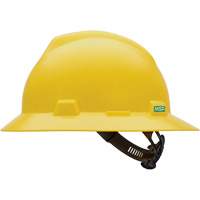Casque de s&eacute;curit&eacute; &agrave; fente et bordure compl&egrave;te V-Gard, R&eacute;pond aux normes CSA type 1, Suspension Glissement rapide, Non ventil&eacute; Distribution Élite MP