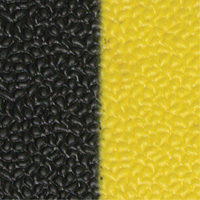 Tapis antifatigue Airsoft, Rugueux, 3' x 5' x 3/8", Noir/Jaune, &eacute;ponge en PVC Distribution Élite MP
