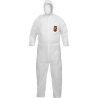 KleenGuard A40 Disposable Coveralls, Medium, White, Microporous Distribution Élite MP