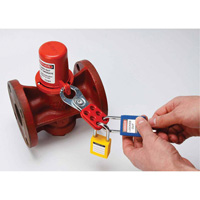 Housse de s&eacute;curit&eacute; pour fontaine et dispositif de cadenassage pour robinet &agrave; tournant, Ensemble Vanne/Robinet &agrave; eau Distribution Élite MP