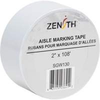 Ruban pour marquage d'all&eacute;es, 2" x 108', PVC, Blanc Distribution Élite MP