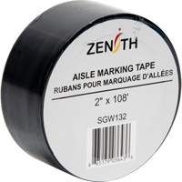 Ruban pour marquage d'all&eacute;es, 2" x 108', PVC, Noir Distribution Élite MP
