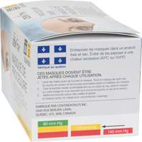 Masques d'intervention jetables, ASTM F2100 Niveau 2, Classe 1 Distribution Élite MP