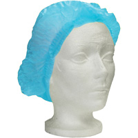 Bonnet bouffant pliss&eacute; Ronco Care, Polypropyl&egrave;ne, 24", Bleu Distribution Élite MP