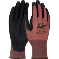 Gants r&eacute;sistants aux coupures G-Tek PolyKor X7 Neuroma, Taille Petit, Calibre 18, Rev&ecirc;tement Polyur&eacute;thane, Enveloppe en Poly&eacute;thyl&egrave;ne, ASTM ANSI niveau A3/EN 388 niveau C Distribution Élite MP