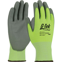 Gants r&eacute;sistants aux coupures G-Tek PolyKor, Taille Petit, Calibre 13, Rev&ecirc;tement Polyur&eacute;thane, Enveloppe en Poly&eacute;thyl&egrave;ne, ASTM ANSI niveau A5/EN 388 niveau E Distribution Élite MP