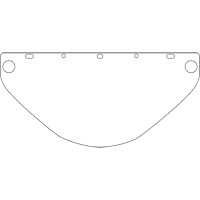 Visi&egrave;re de s&eacute;curit&eacute; universelle Dynamic, Polycarbonate, Teinte Transparent Distribution Élite MP