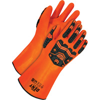 Gants r&eacute;sistants aux produits chimiques Deny, Taille 9, 14" lo, PVC, Doublure en Tissu &eacute;ponge Distribution Élite MP