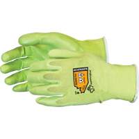 Gants &agrave; haute visibilit&eacute; en fibre de filament composite r&eacute;sistants aux coupures, Taille 5, Calibre 18, Rev&ecirc;tement Mousse de nitrile, Enveloppe en TenActiv, ANSI/ISEA 105 niveau 4 Distribution Élite MP