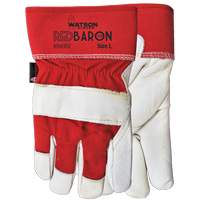 Red Baron Fitter's Gloves, Large, Grain Cowhide Palm, Sherpa Inner Lining Distribution Élite MP