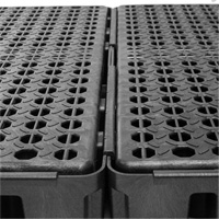 Black Diamond Low Profile Spill Pallet, 25.5 US gal. Spill Capacity, 49" x 24" x 6.5" Distribution Élite MP