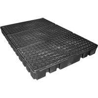 Black Diamond Low Profile Spill Pallet, 76.5 US gal. Spill Capacity, 72" x 49" x 6.5" Distribution Élite MP