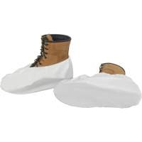 Shoe Covers, One Size, Microporous, White Distribution Élite MP