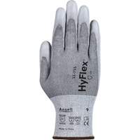 HyFlex&reg; 11-755 Cut Resistant Gloves, Size 6, 18 Gauge, Polyurethane Coated, Polyester/HPPE/Tungsten/Spandex Shell, ASTM ANSI Level A5/EN 388 Level E Distribution Élite MP