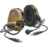 Casque VI NIB avec deux fils de sortie Peltor ComTac, Style Cordon cervical, 22 dB Distribution Élite MP