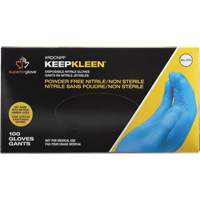 KeepKleen&reg; Disposable Glove, Small, Nitrile, 2.8-mil, Powder-Free, Blue Distribution Élite MP