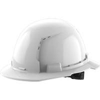 Full Brim Hardhat, Meets CSA Type 1, Ratchet Suspension, Vented Distribution Élite MP