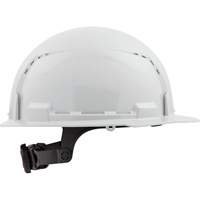 Casque de s&eacute;curit&eacute; &agrave; bordure avant, R&eacute;pond aux normes CSA type 1, Suspension Rochet, Ventil&eacute; Distribution Élite MP