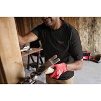 Hybrid Work Tee Shirt, Men's, Small, Black Distribution Élite MP