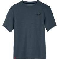 Hybrid Work Tee Shirt, Men's, Small, Blue Distribution Élite MP