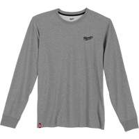 Hybrid Work Tee Shirt, Men's, Small, Grey Distribution Élite MP
