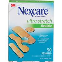 Nexcare Ultra Stretch Bandages, Assorted, Plastic, Non-Sterile Distribution Élite MP