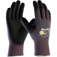 ATG MaxiDry&reg; Ultra Lightweight Seamless Gloves, Large, Nitrile Coating, 15 Gauge, Nylon/Elastane Shell Distribution Élite MP