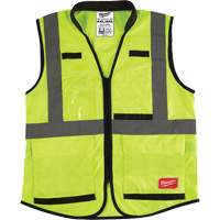 Veste de s&eacute;curit&eacute; haute performance, Jaune lime haute visibilit&eacute;, Grand/T-Grand Distribution Élite MP