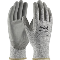 G-Tek&reg; PolyKor&reg; Cut-Resistant Glove, Size X-Small, 13 Gauge, Polyurethane Coated, Engineered Yarn Shell, ANSI/ISEA 105 Level 3 Distribution Élite MP