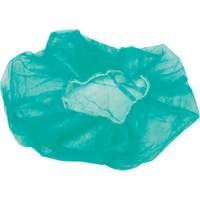 Bouffant Caps, Polypropylene, 24", Green Distribution Élite MP