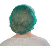 Bouffant Caps, Polypropylene, 24", Green Distribution Élite MP