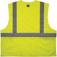 Chill-Its 6668 Safety Cooling Vest, Small, High Visibility Lime-Yellow Distribution Élite MP