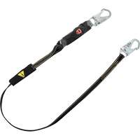Longe &agrave; amortisseur d'&eacute;nergie pour le soudage V-Series, 6', Point d'ancrage &agrave; Crochet mousqueton, Crochet mousqueton aux jambes, Kevlar/M&eacute;tal/Nylon Distribution Élite MP