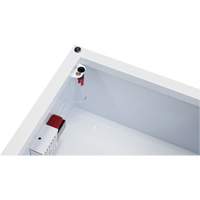 Grande armoire standard pour DEA avec alarme, Zoll AED Plus/Zoll AED 3/Cardio-Science/Physio-Control Pour, Non m&eacute;dical Distribution Élite MP