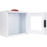 Grande armoire standard pour DEA avec alarme & stroboscope, Zoll AED Plus/Zoll AED 3/Cardio-Science/Physio-Control Pour, Non m&eacute;dical Distribution Élite MP