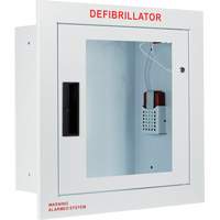 Grande armoire enti&egrave;rement encastr&eacute;e avec alarme, Zoll AED Plus/Zoll AED 3/Cardio-Science/Physio-Control Pour, Non m&eacute;dical Distribution Élite MP