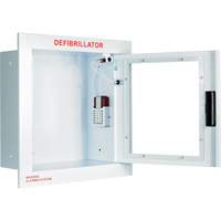 Grande armoire enti&egrave;rement encastr&eacute;e avec alarme, Zoll AED Plus/Zoll AED 3/Cardio-Science/Physio-Control Pour, Non m&eacute;dical Distribution Élite MP