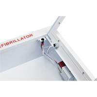 Grande armoire semi-encastr&eacute;e avec alarme, Zoll AED Plus/Zoll AED 3/Cardio-Science/Physio-Control Pour, Non m&eacute;dical Distribution Élite MP