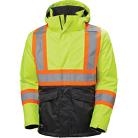Veste d'hiver Alta, Polyester, Noir/Jaune lime haute visibilit&eacute;, Petit Distribution Élite MP